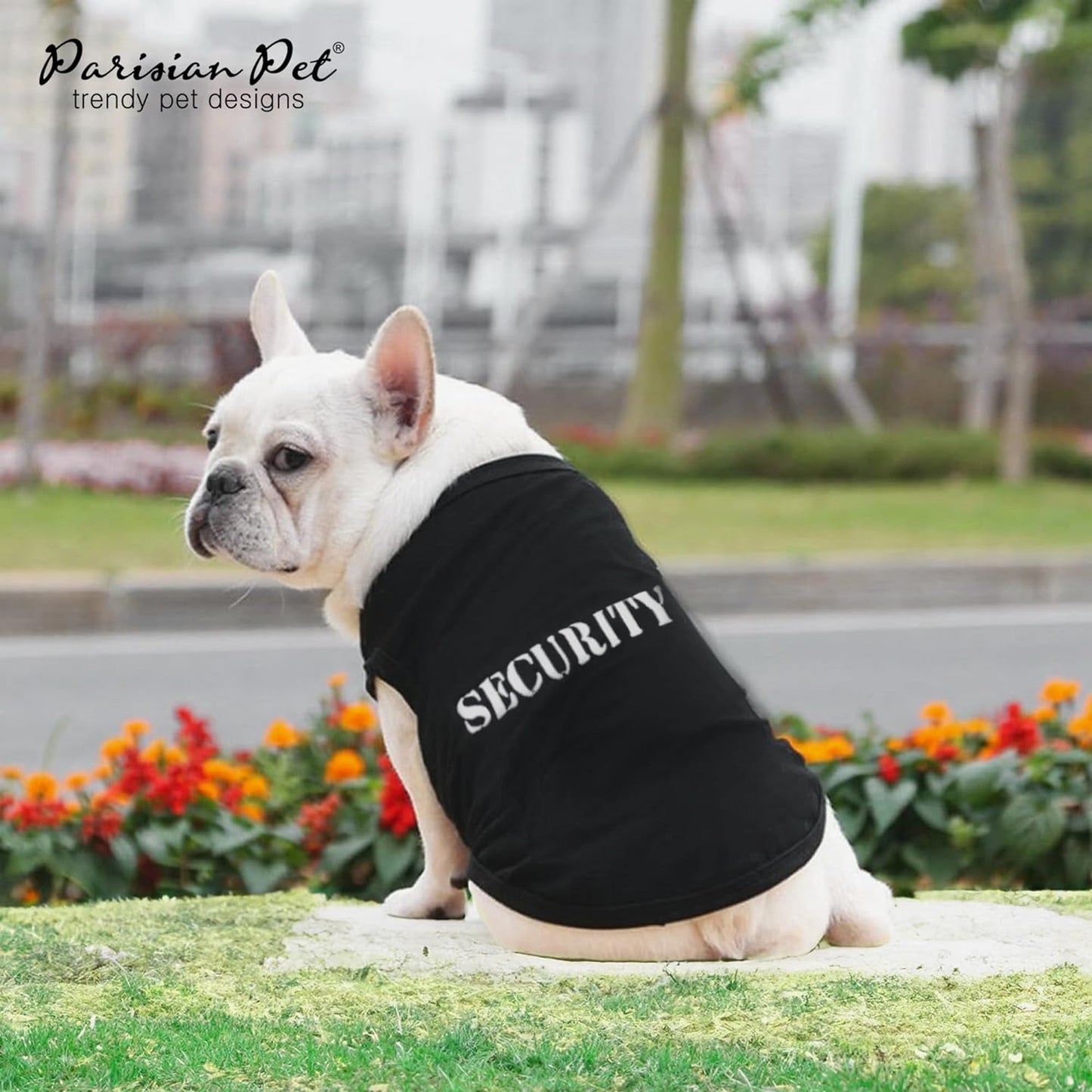 Dog T-Shirt with Embroidered 'Security' Word ,Breathable Dog Security Shirt 