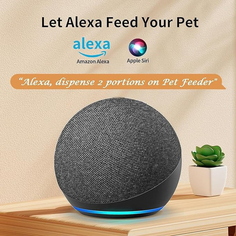 Smart Automatic Pet Feeder, Wifi-Enabled Pet Feeder for Cat and Dog