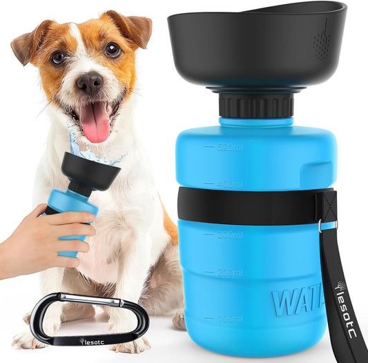  Foldable,Leak Proof Dog Travel Water Bottle,Dog Water Dispenser,Lightweight