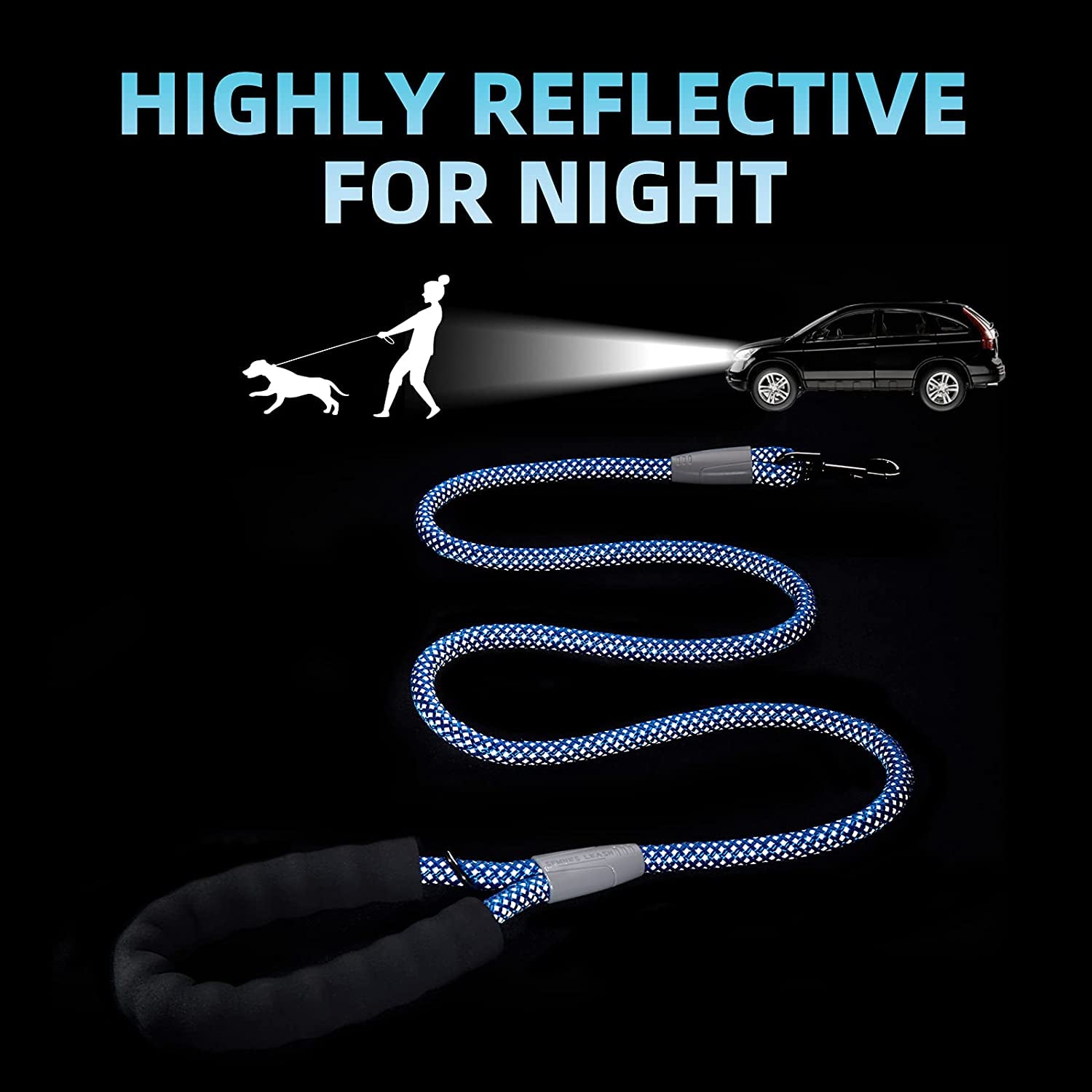 5FT Dog Leashes,High Reflective Heavy Duty Dog Leash