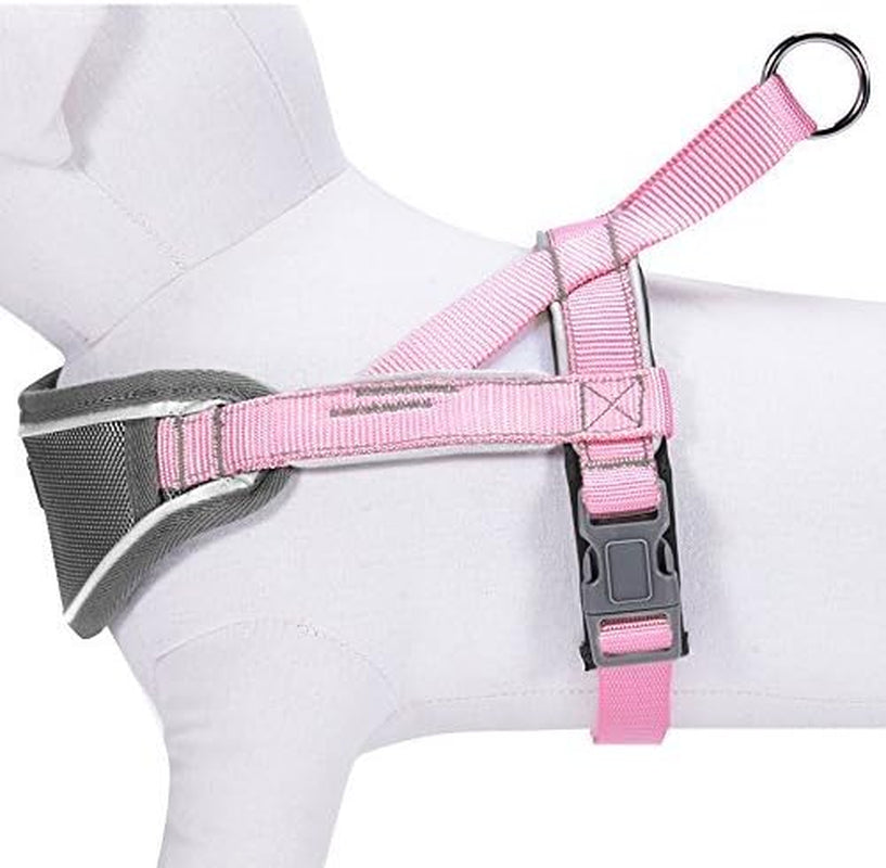  Soft & Comfy 3M Reflective Strips Padded Dog Harness Vest, Chest Girth 