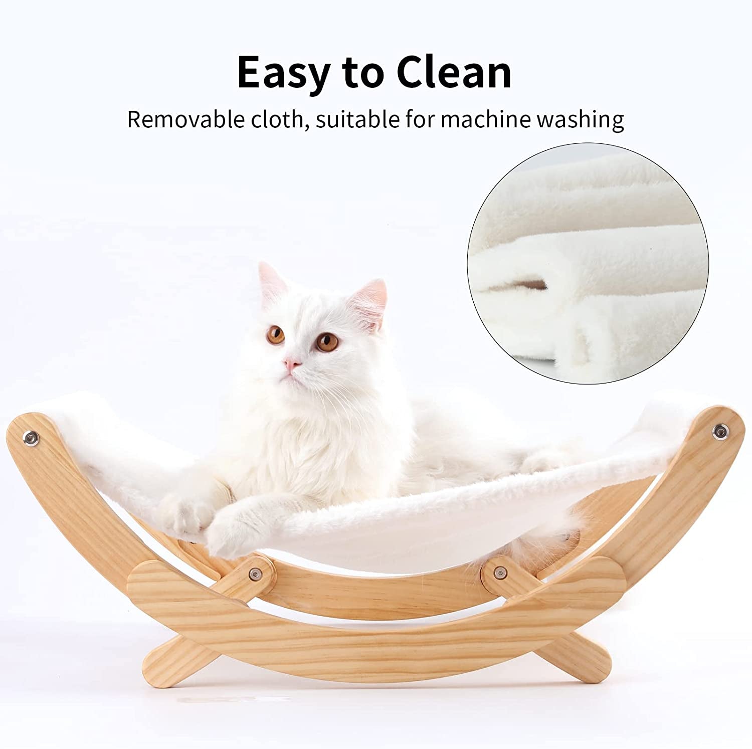  Elevated Cat Bed for Indoor Cats, Cat Furniture Gift for Cat or Small Dog