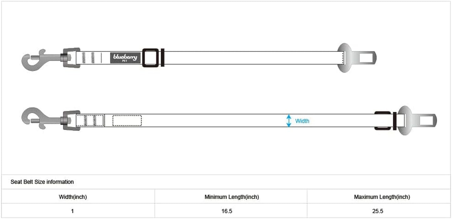 Essentials Classic Dog Seat Belt.