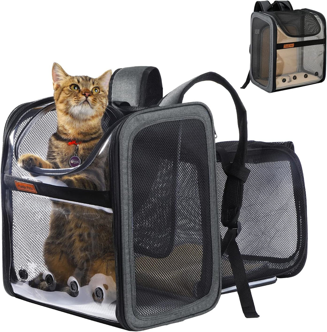 Cat Backpack Expandable, Pet Carrier Backpack Airline Approved 