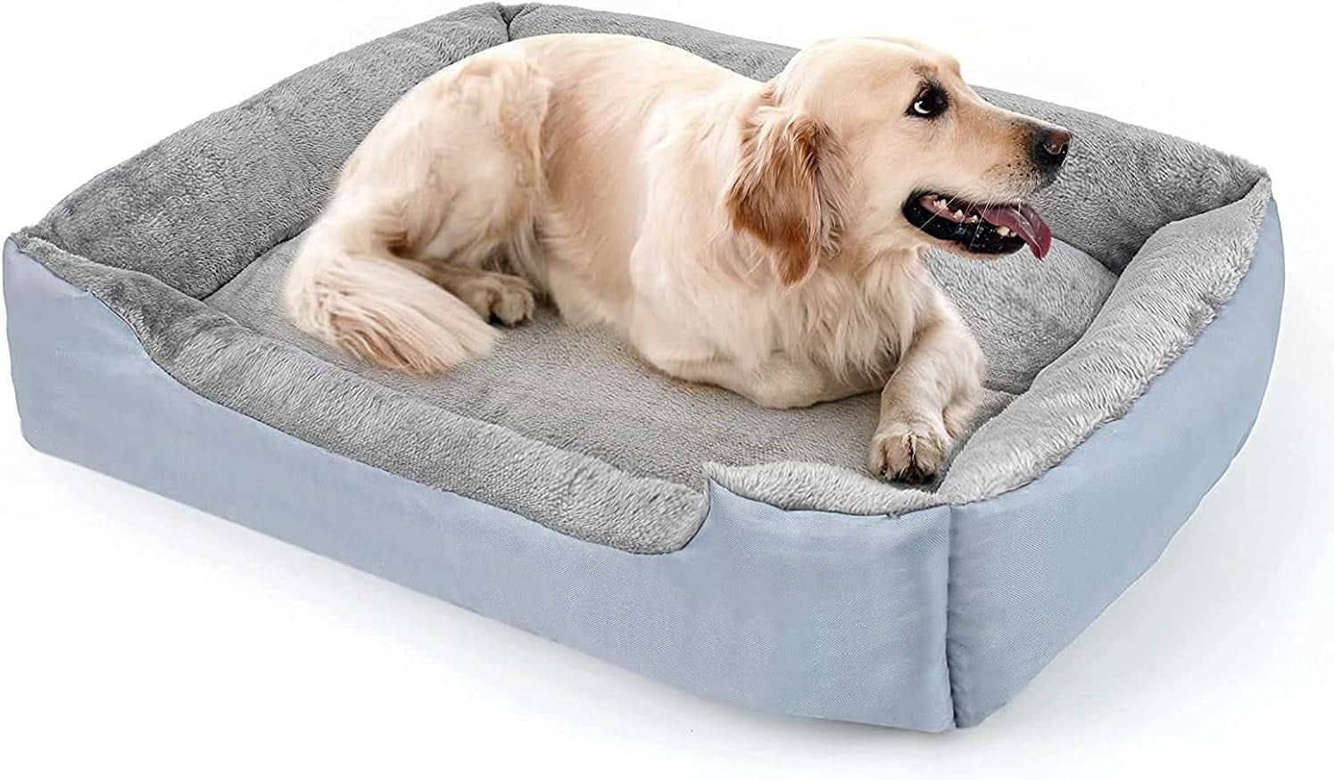 Dog Bed for Medium Dogs, Warming Washable Rectangle Pet Bed