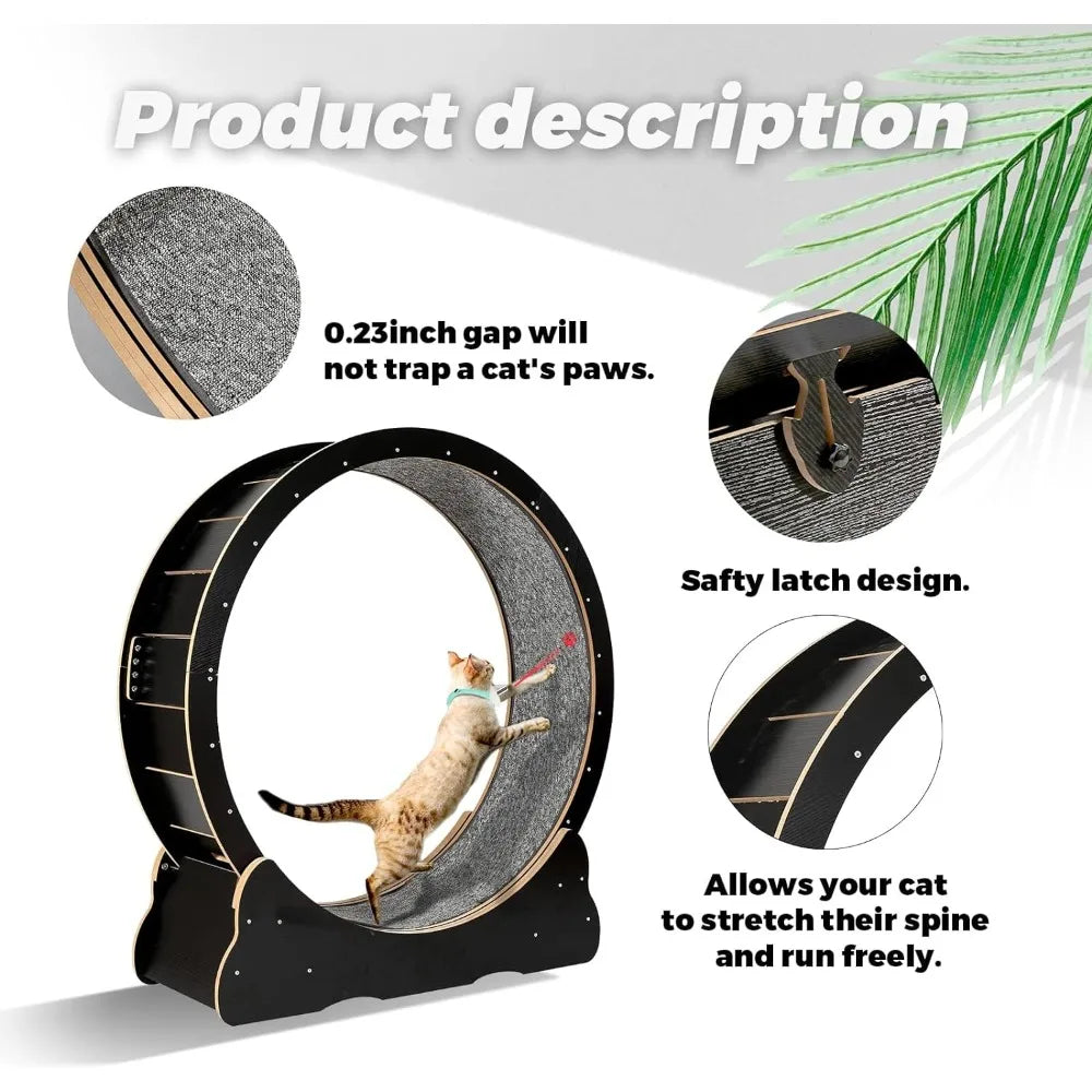 Cat Exercise Wheel for Indoor Cats Pets