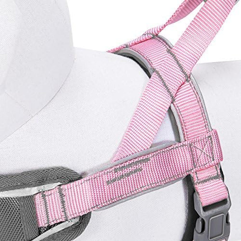  Soft & Comfy 3M Reflective Strips Padded Dog Harness Vest, Chest Girth 