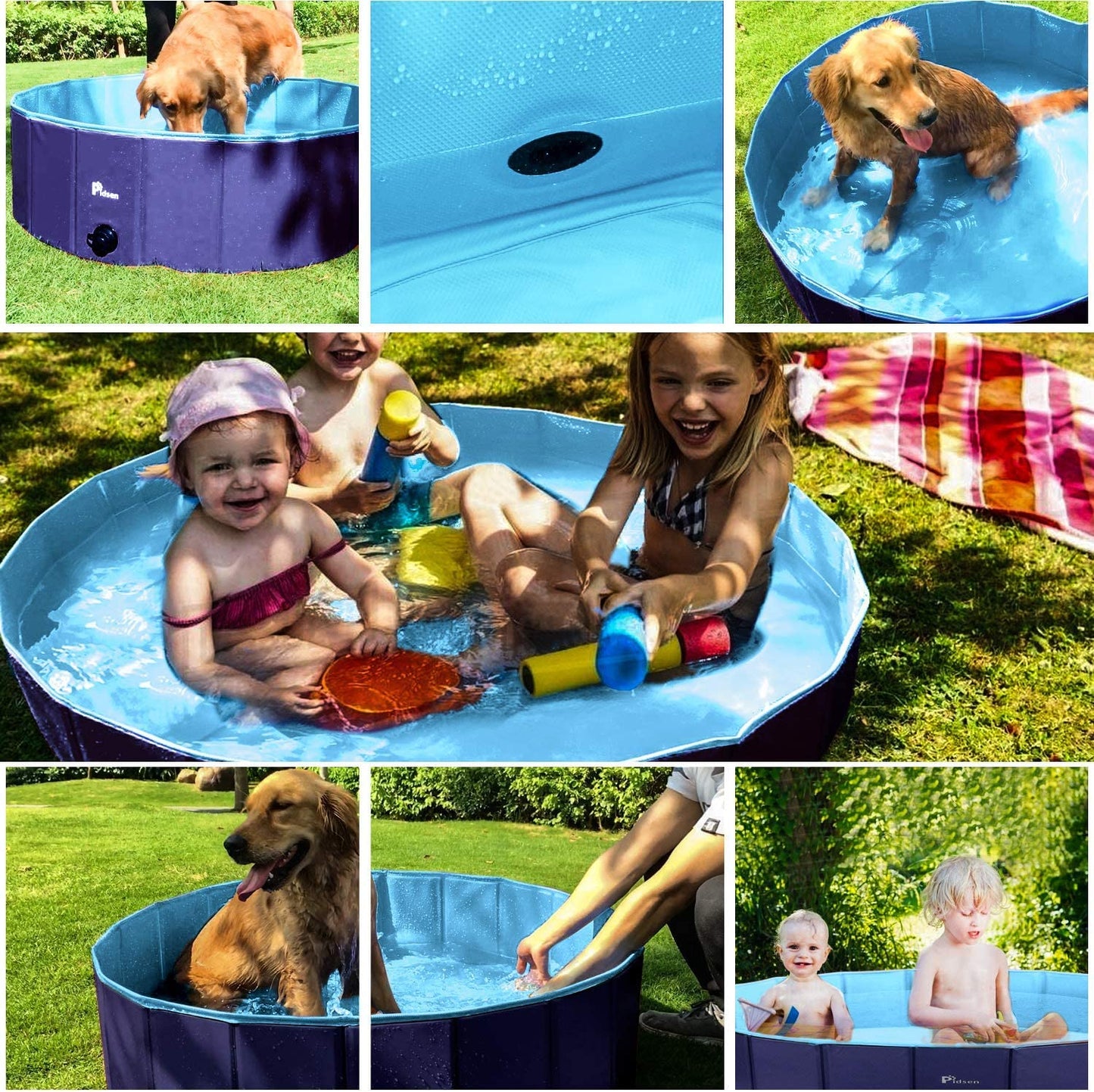 Pets Dogs Cats Outdoor Bathing Tub Bathtub Water Pond Pool & Kiddie Pools