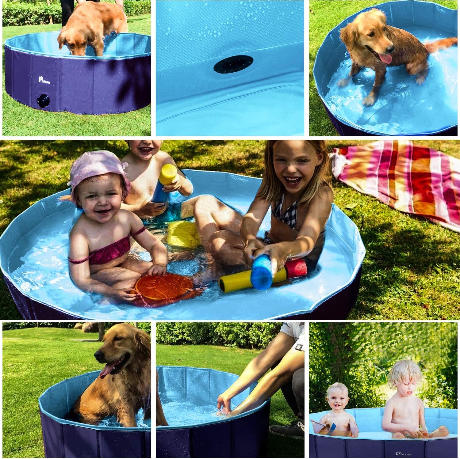 Pets Dogs Cats Outdoor Bathing Tub Bathtub Water Pond Pool & Kiddie Pools