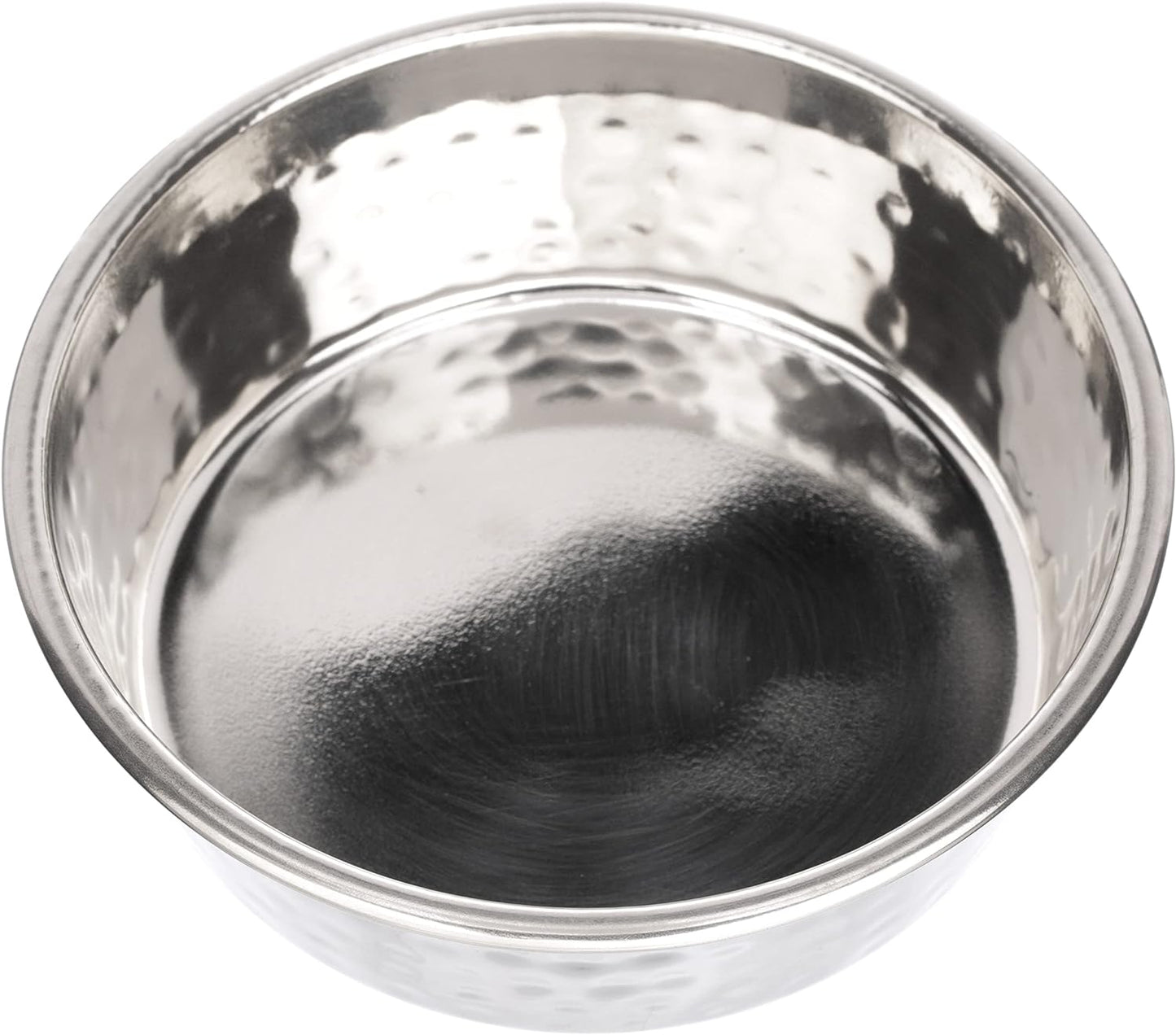 Hammered Decorative Designer Bowls - Luxury Style Premium Dog and Cat Dishes