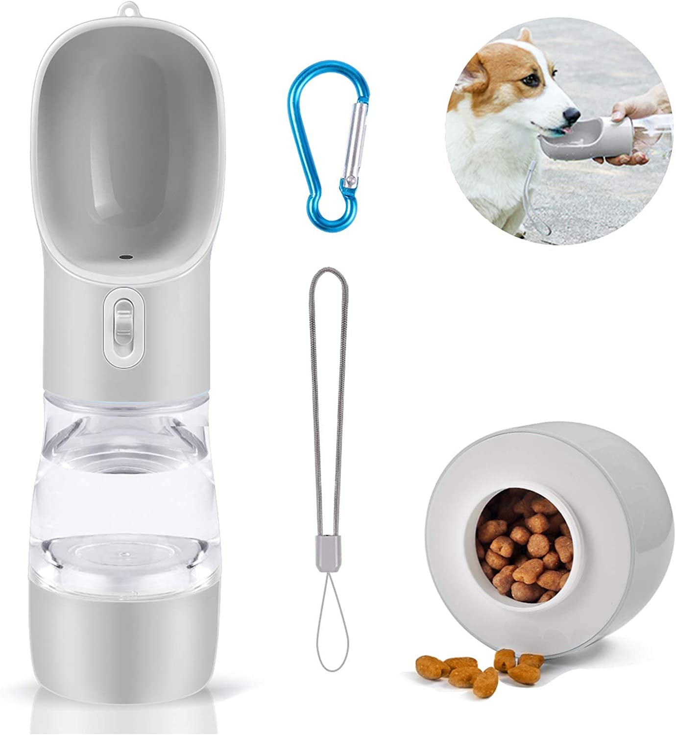 Portable Dog Water Bottle Pet Drinking Bottle Leak Proof 