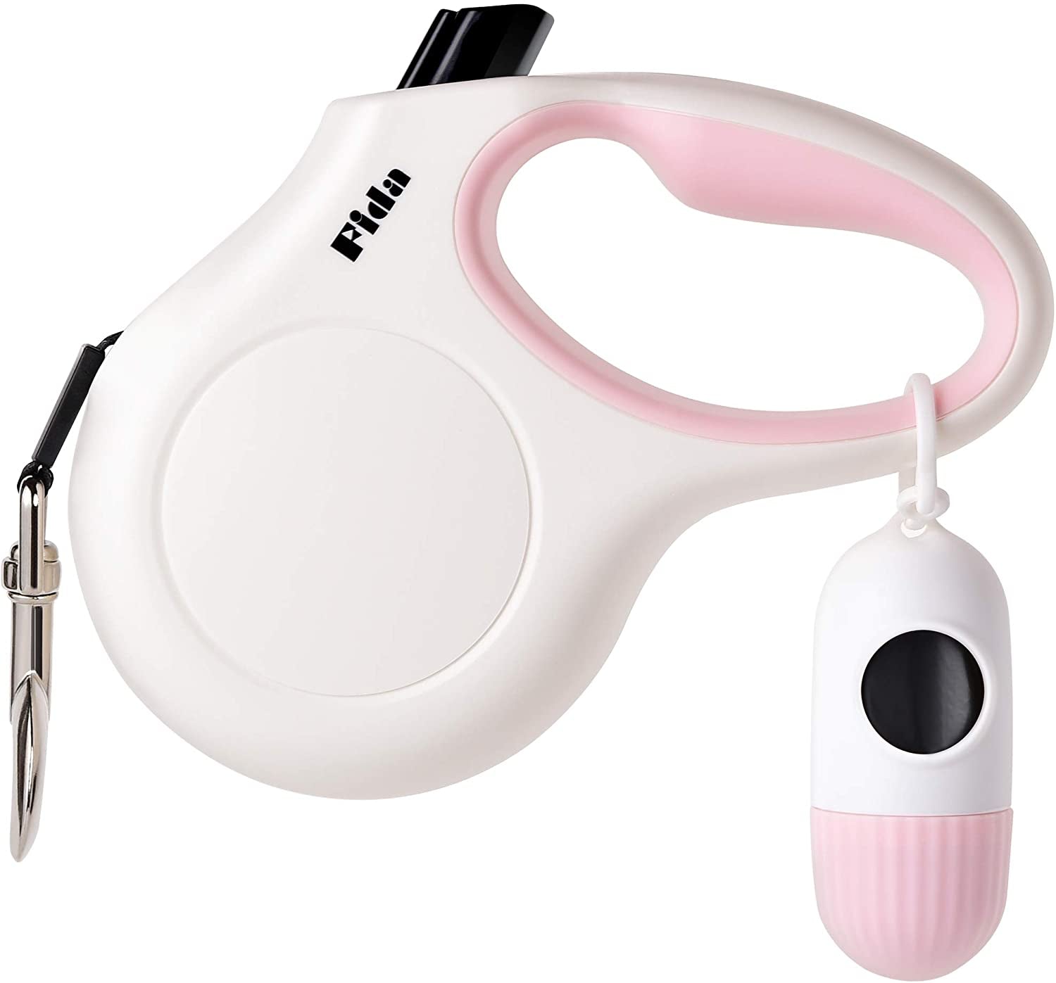 Retractable Dog Leash with Dispenser and Poop Bagse