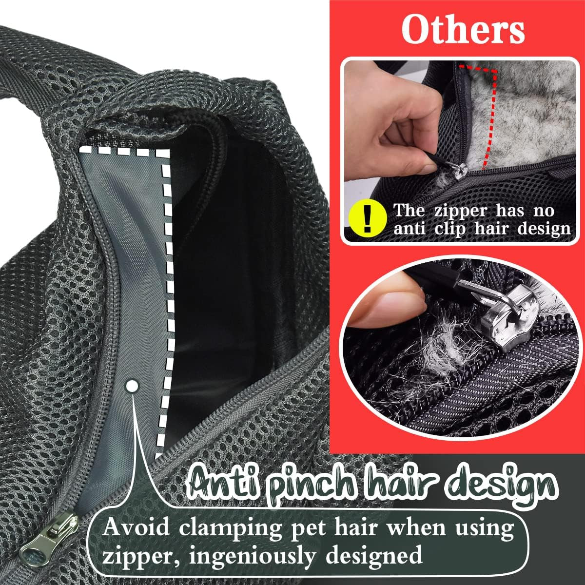 Dog Cat Sling Carrier, Adjustable Padded Shoulder Strap, with Mesh Pocket 