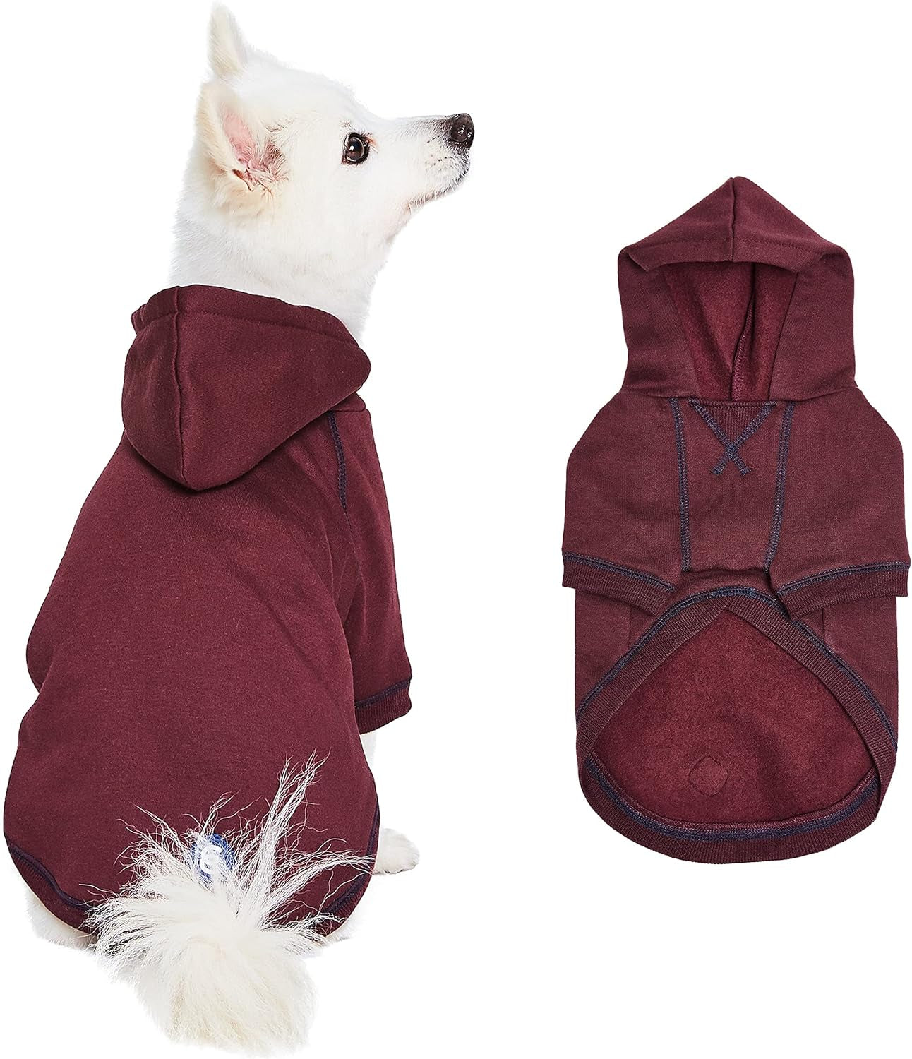 Essentials Soft & Comfy Better Basic Cotton Blend Dog Hoodie Sweatshirt