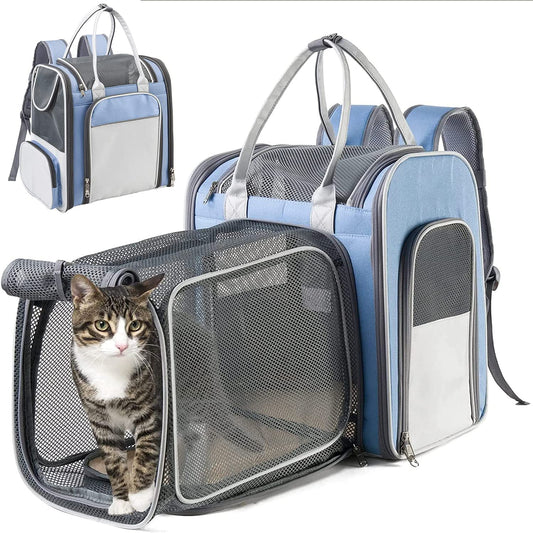 Cat Backpack Expandable - Pet Carrier Backpack Airline Approved 