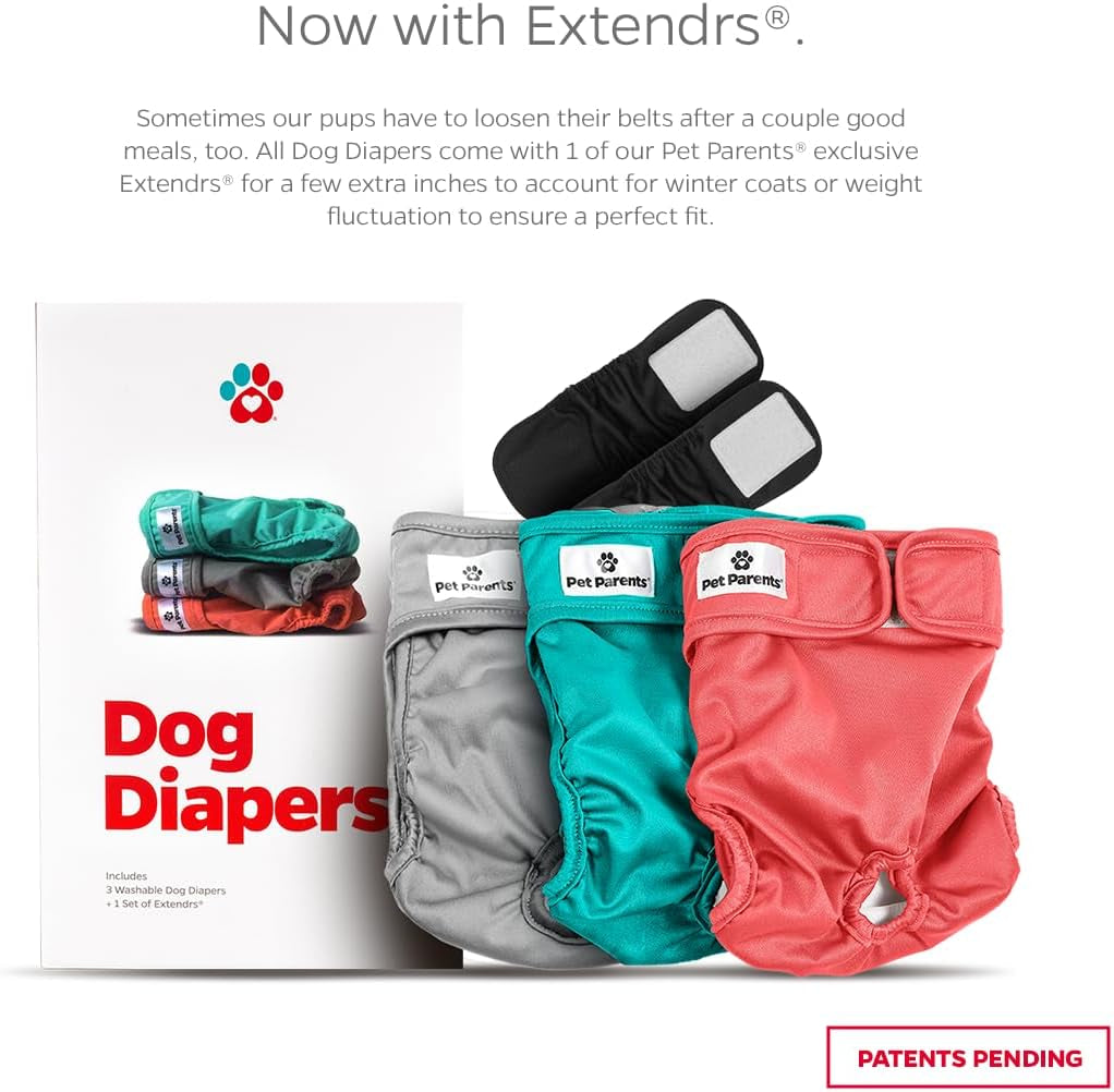 Premium Washable Dog Diapers & Extendrs, of Female Dog Diapers