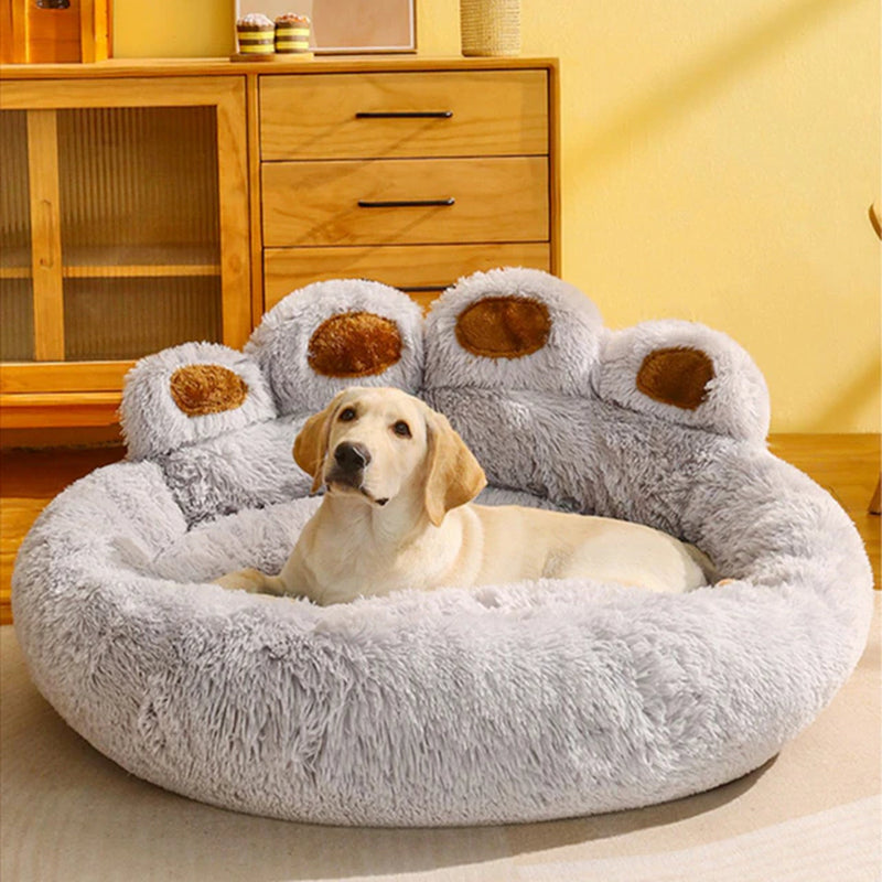 Fluffy Dog Bed Plush Kennel Accessories Pet Products 