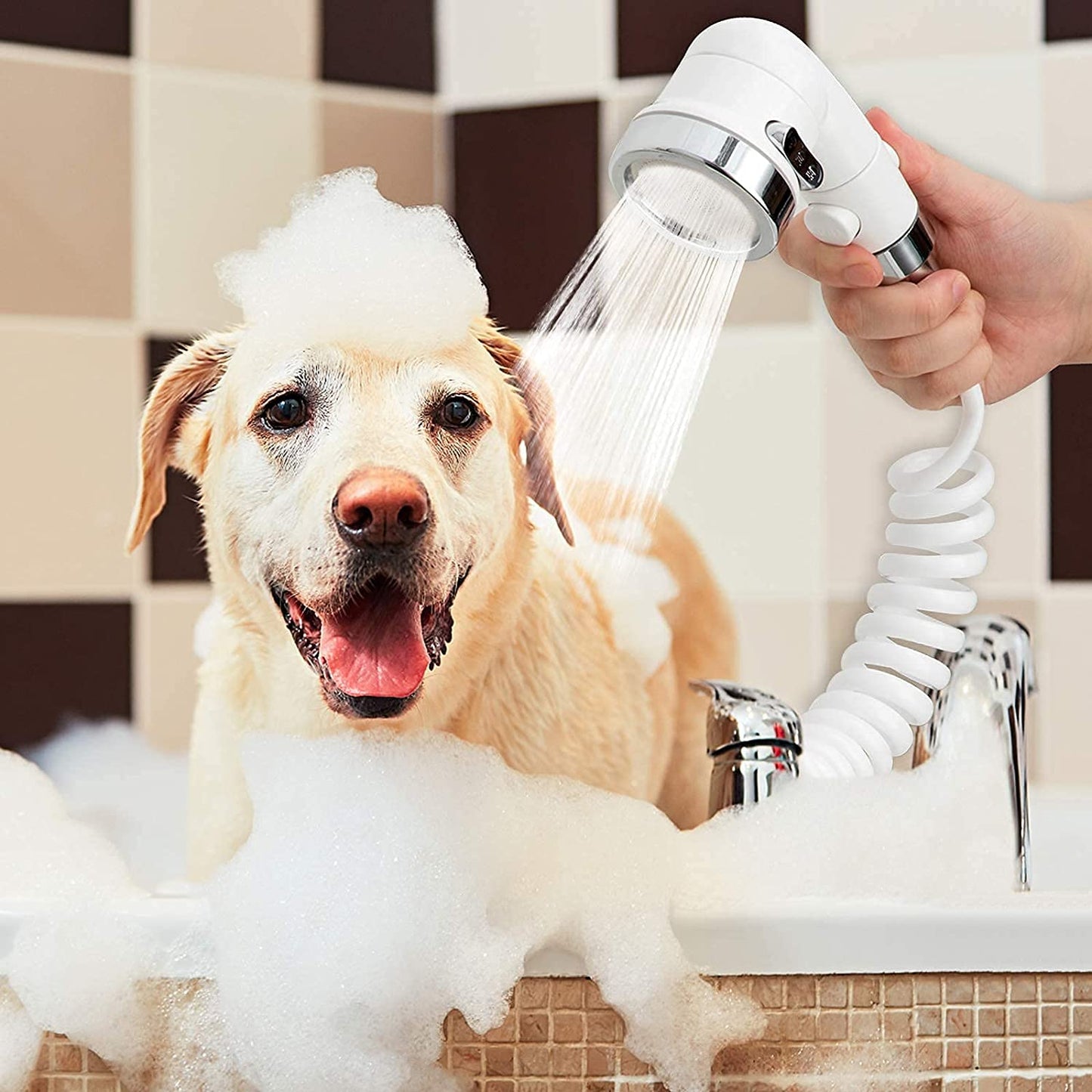  Dog Bathing Hose Shower Set for Laundry Bathroom Kitchen