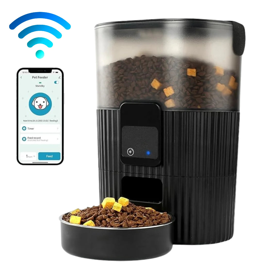 Smart Automatic Pet Feeder, Wifi-Enabled Pet Feeder for Cat and Dog