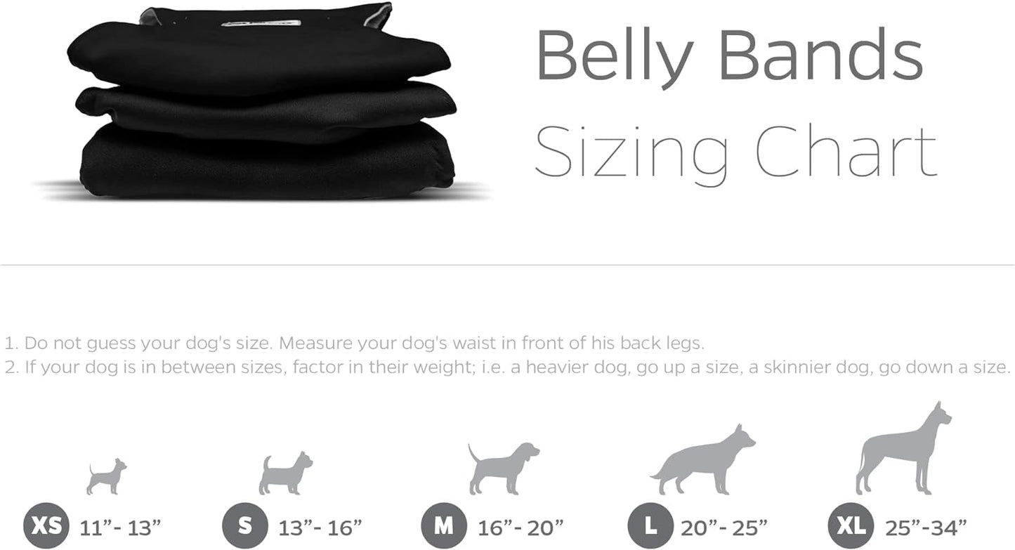 Premium Washable Belly Bands for Male Dogs & Extendrs