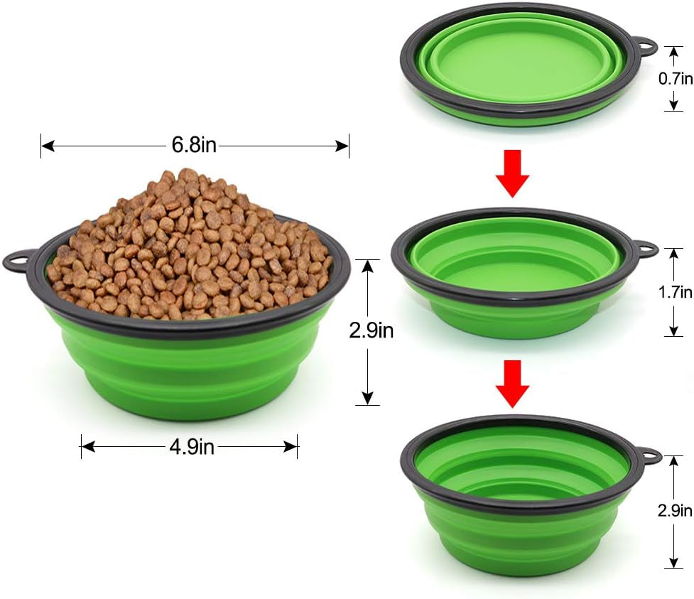 Collapsible Dog Bowl Portable Foldable Dog Travel Bowls