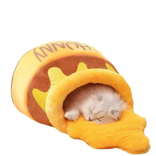  Comfortable Memory Foam Pet Furniture with Cat House Tent 