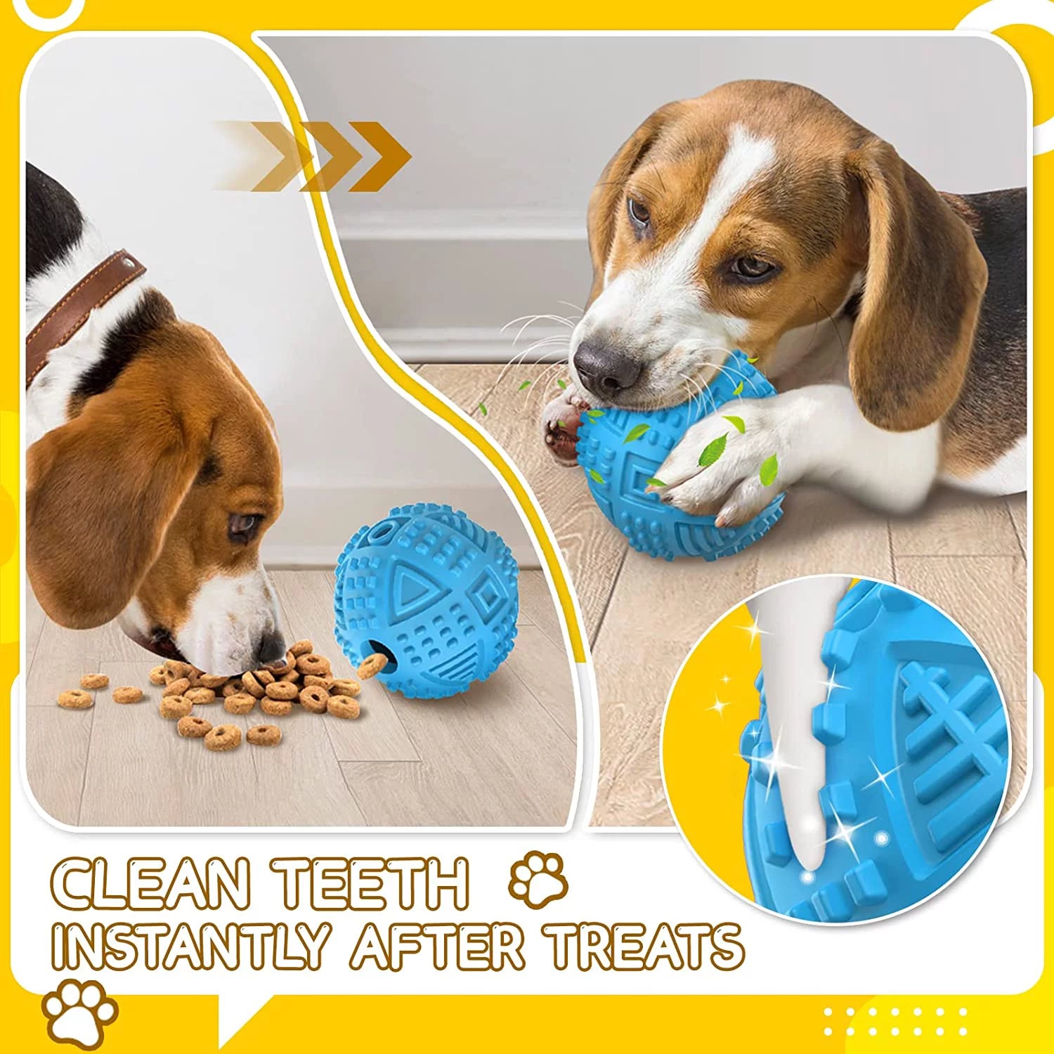 Dog Balls Treat Dispensing Dog Toys