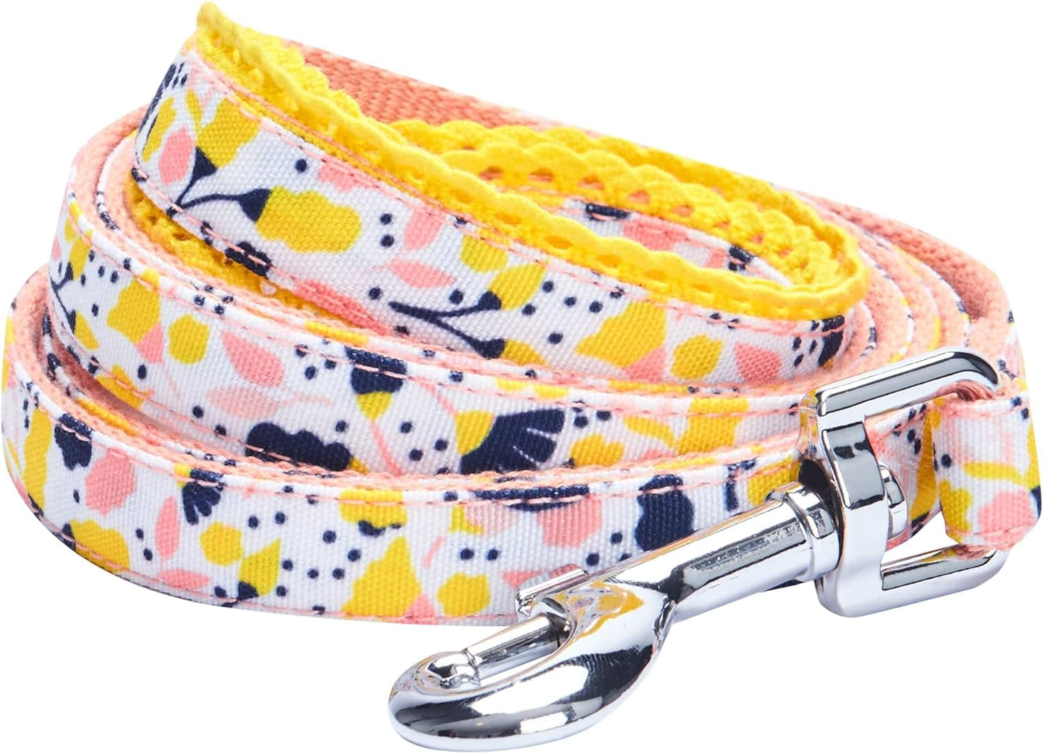 Durable Made Well Blooming Floral Print Dog Leash 