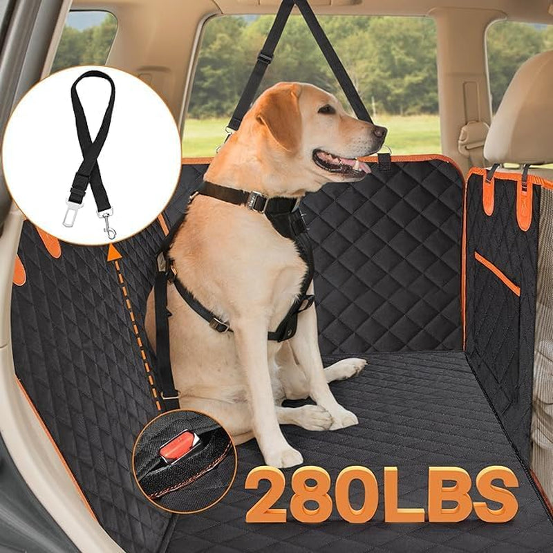 Dog Car Seat Cover for Back Seat - Waterproof Pet Back Seat Cover for Trucks