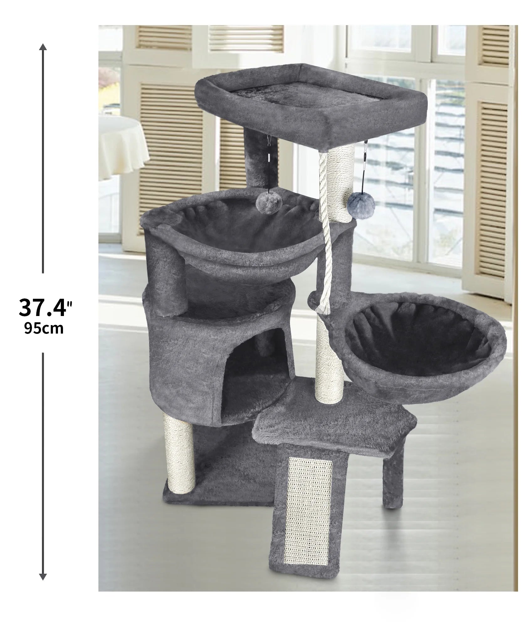 Cat Tree Cat Tower with Scratching Posts