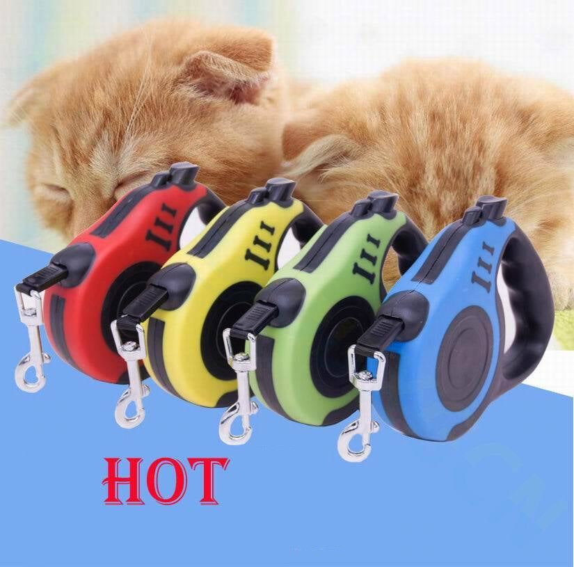 Automatic Retractable Dog Leash Pet Collar Automatic Walking Lead Free