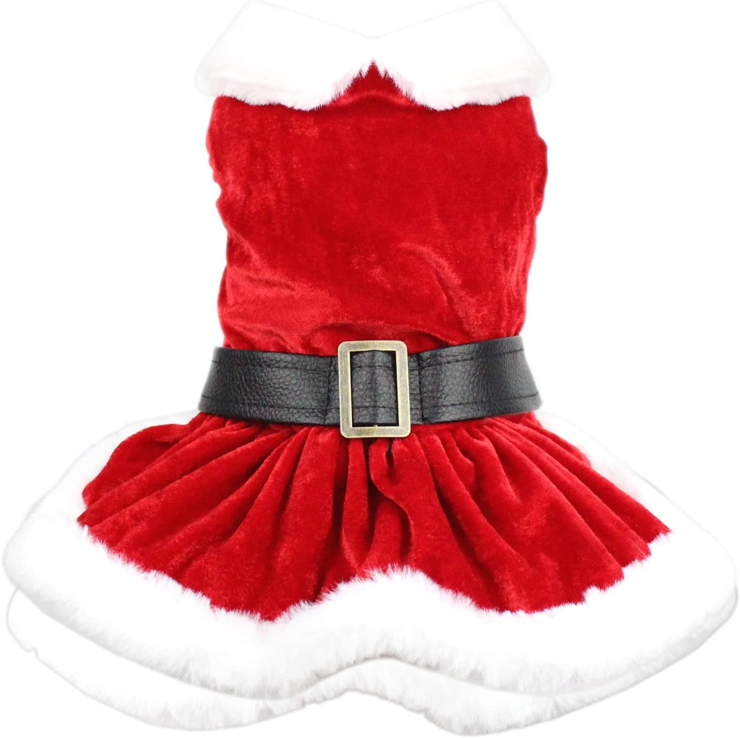 Dog Cat Pet Xmas Holiday Christmas Mrs Claus Winter Dress