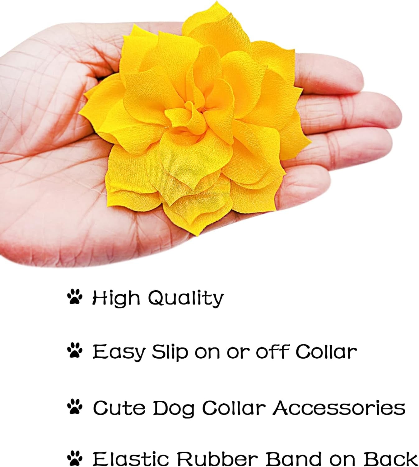 Dog Charms Flower Collar Accessories for Cat Puppy Collars Dogs Bowtie Grooming