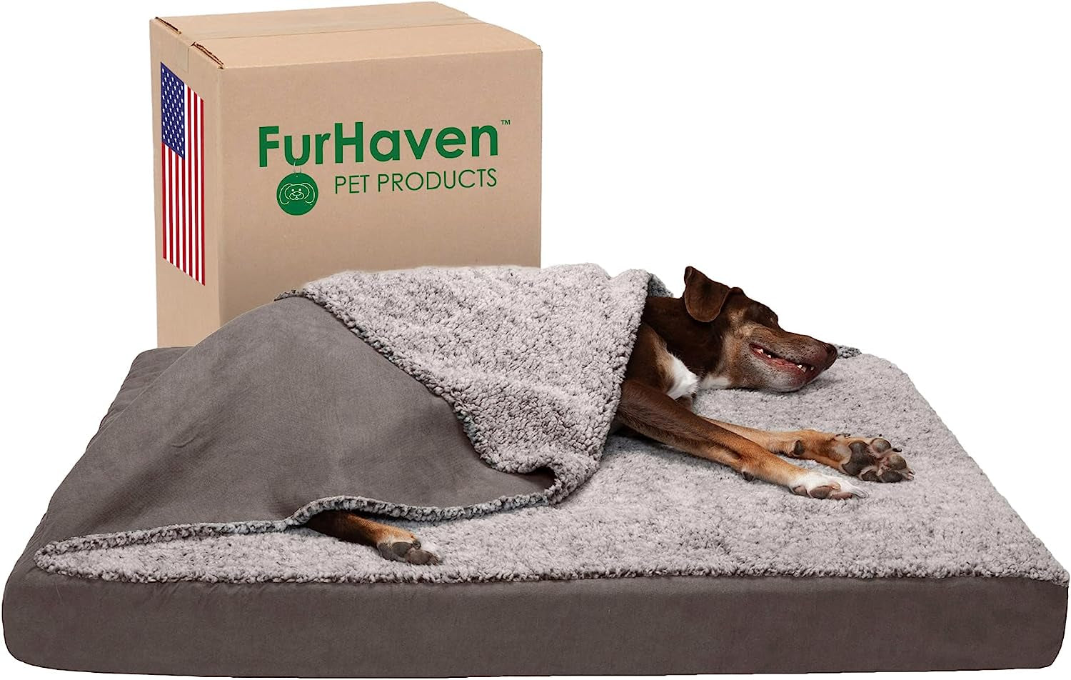 Cooling Gel Dog Bed for Large Dogs W/ Removable Washable Cover