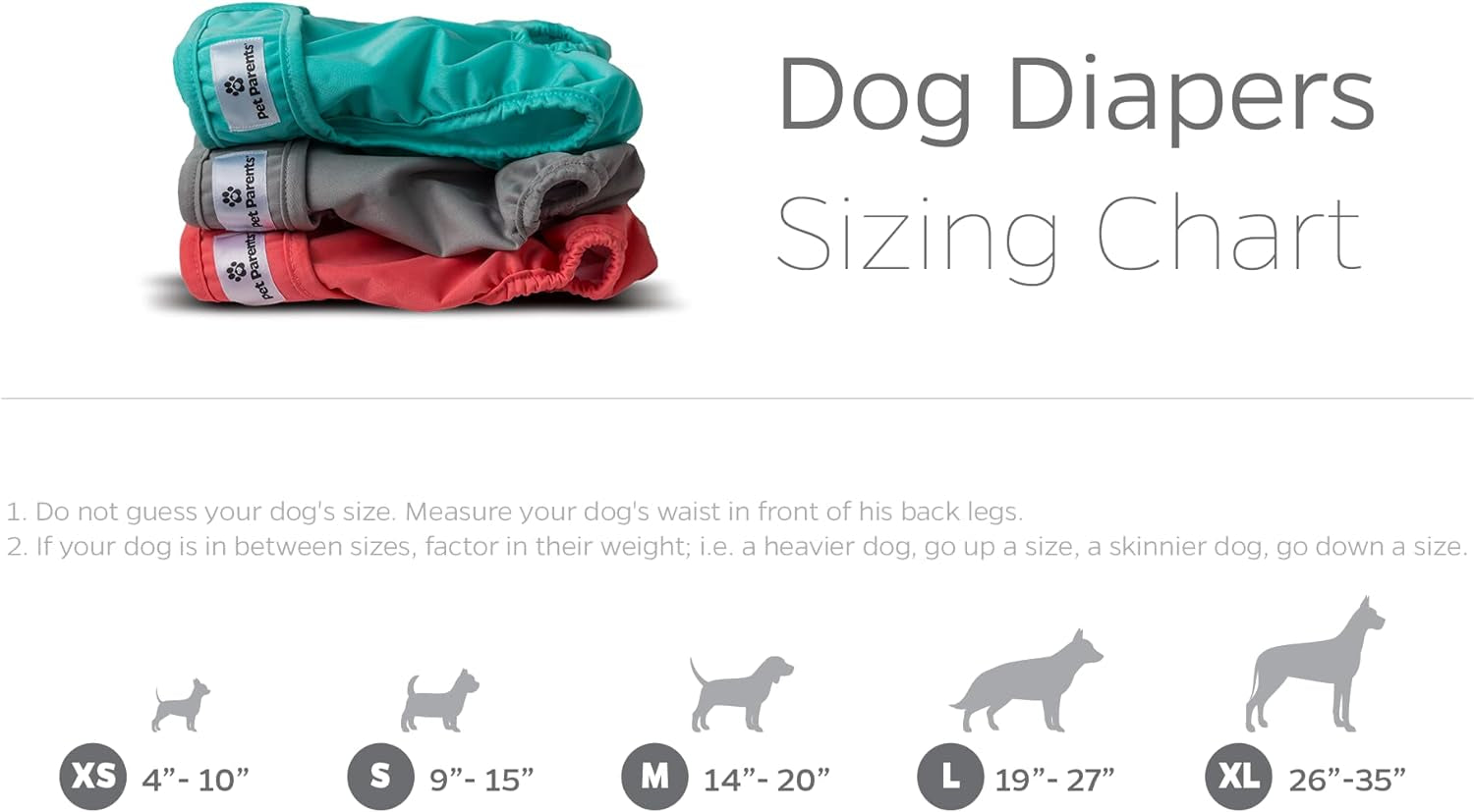 Premium Washable Dog Diapers & Extendrs, of Female Dog Diapers