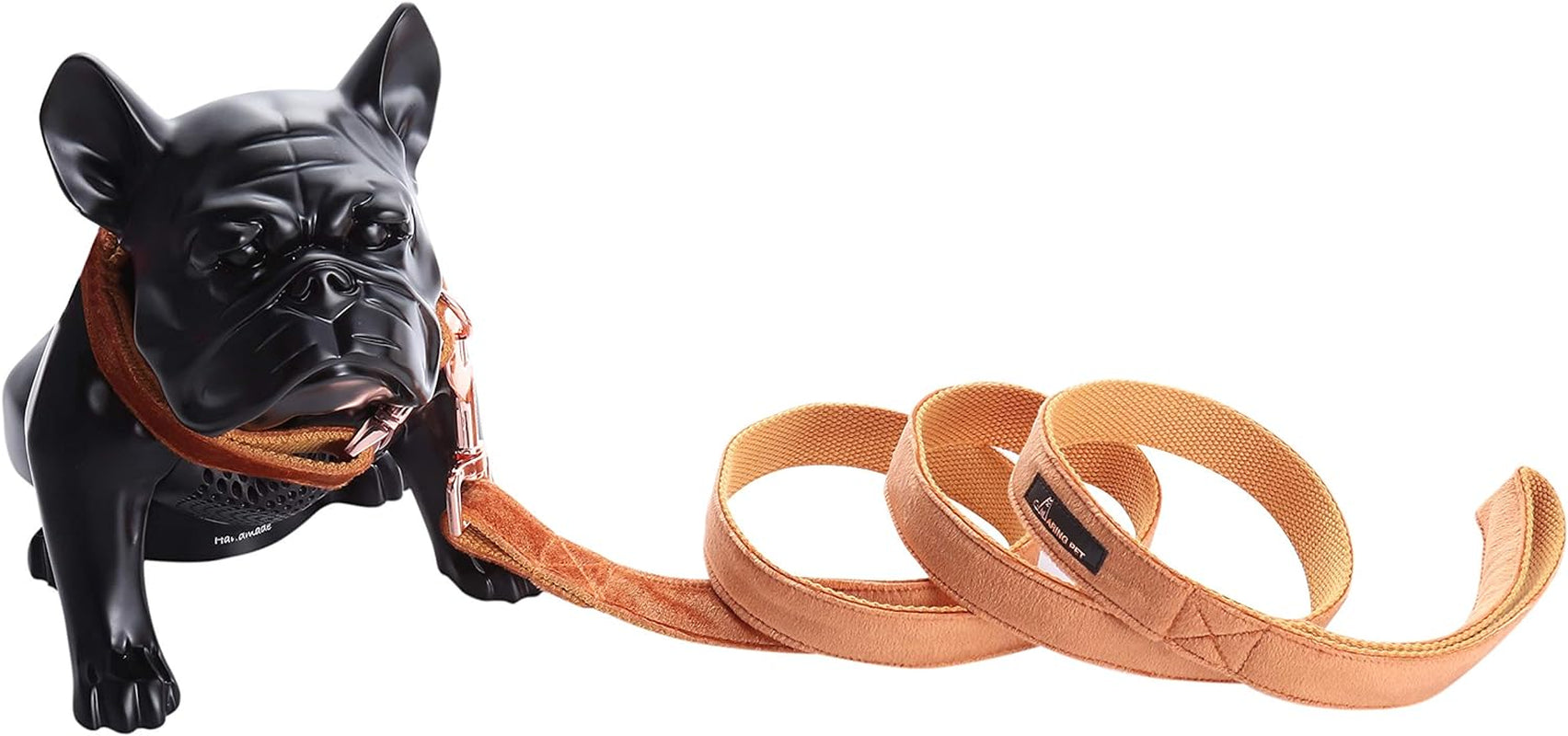 Dog Collar and Leash, Velvet Dog Collar and Leash Set, Soft & Comfy.