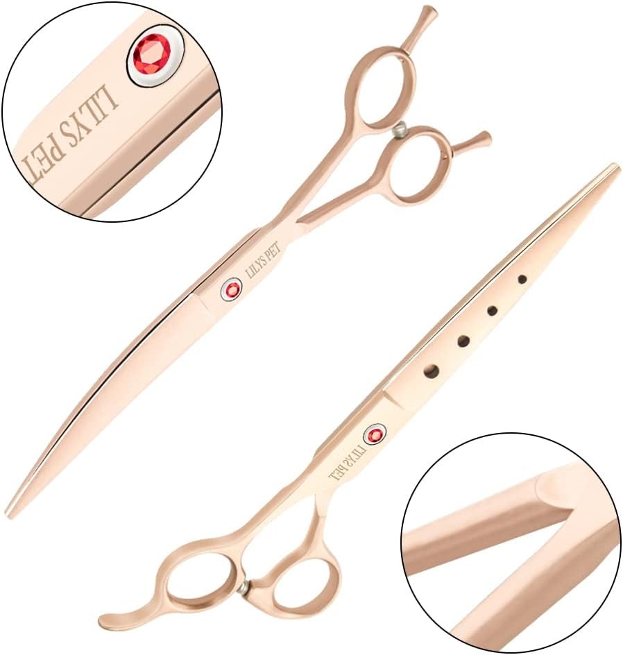 Professional PET DOG Grooming Scissors Cutting&Curved&Thinning Shears