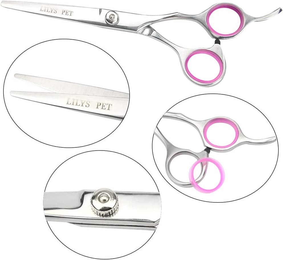 Professional PET DOG Grooming Scissors Suit,Cutting&Curved&Thinning