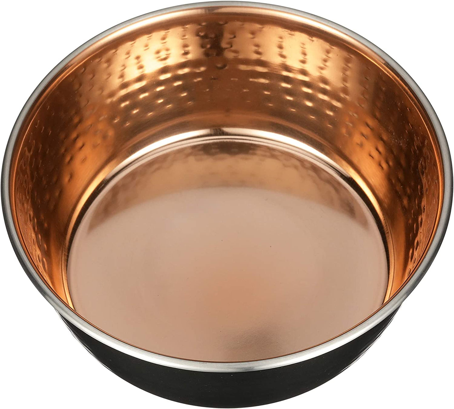 Hammered Decorative Designer Bowls - Luxury Style Premium Dog and Cat Dishes 