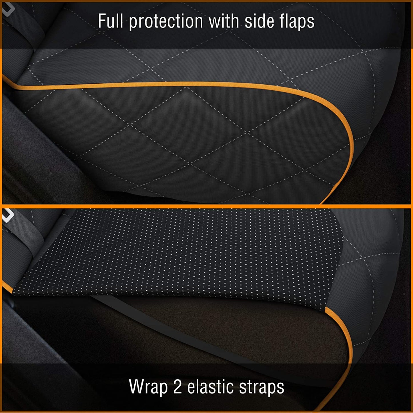 Fabric Car Bench Dog Seat Cover for Back Seat, Waterproof Vehicle Seat Covers,