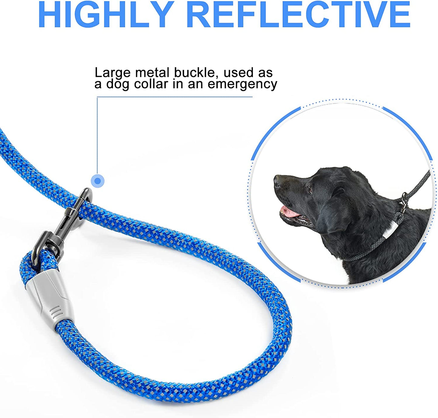 5FT Dog Leashes,High Reflective Heavy Duty Dog Leash