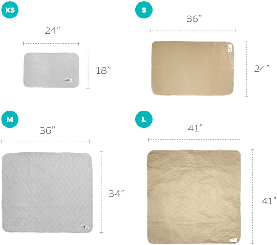 Waterproof Training Pads for Dogs & Reusable Dog Pee Pads! Whelping & Modern Puppy Pads!