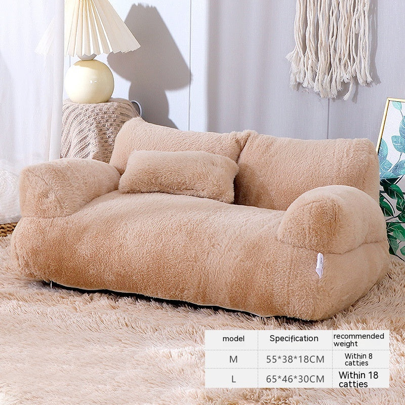 Luxury Cat Bed Sofa Winter Warm Cat Nest