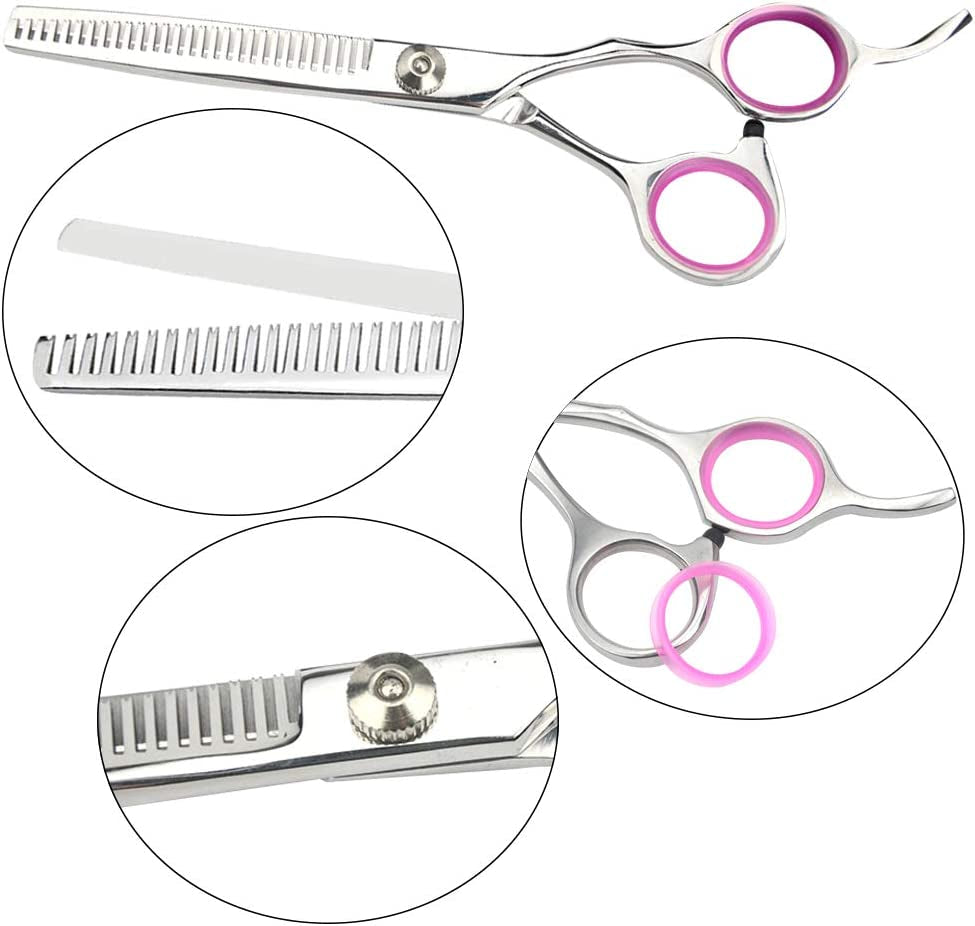 Professional PET DOG Grooming Scissors Suit,Cutting&Curved&Thinning