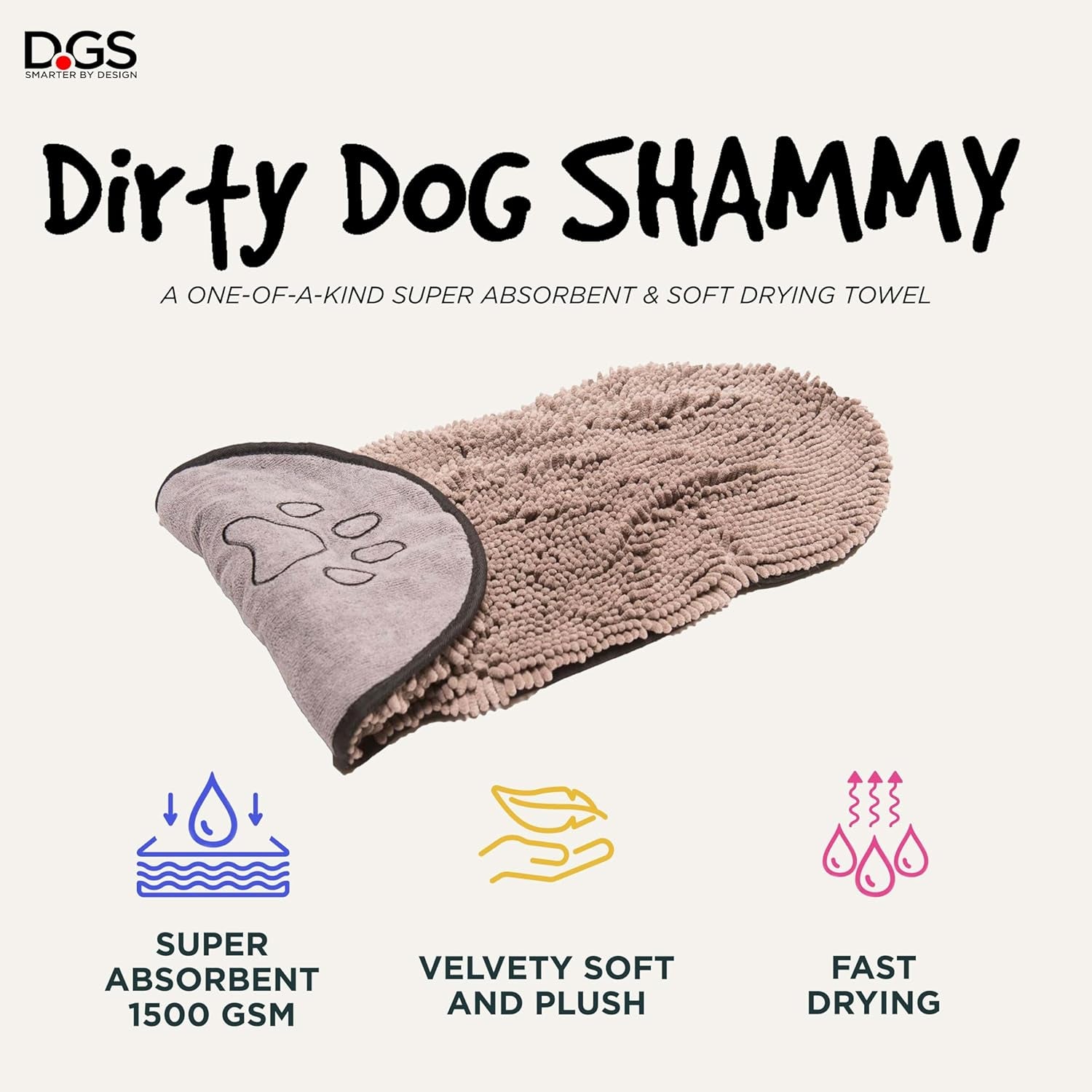 Shammy Dog Towels for Drying Dogs 