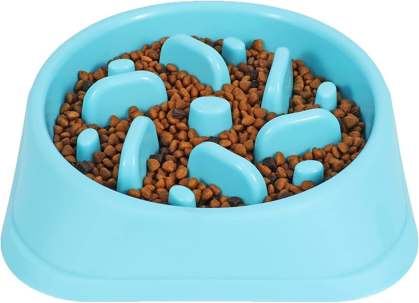 Dog Feeder Slow Eating Pet Bowl Eco-Friendly Non-Toxic Preventing Choking 