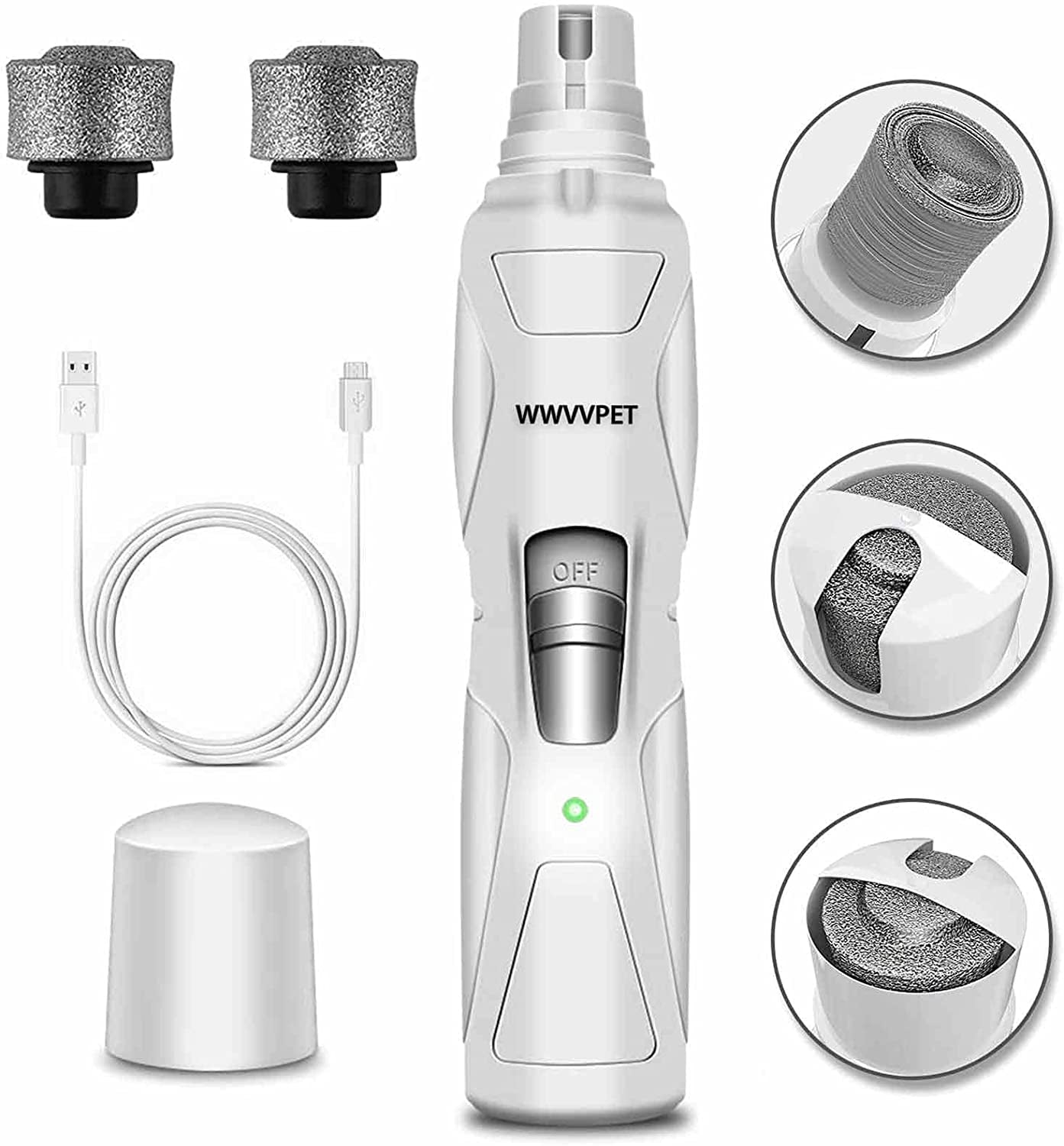 Pet Nail Grinder with LED Light.