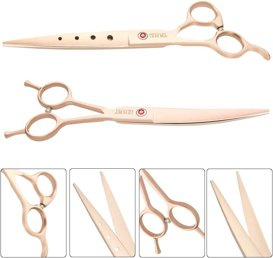 Professional PET DOG Grooming Scissors Cutting&Curved&Thinning Shears