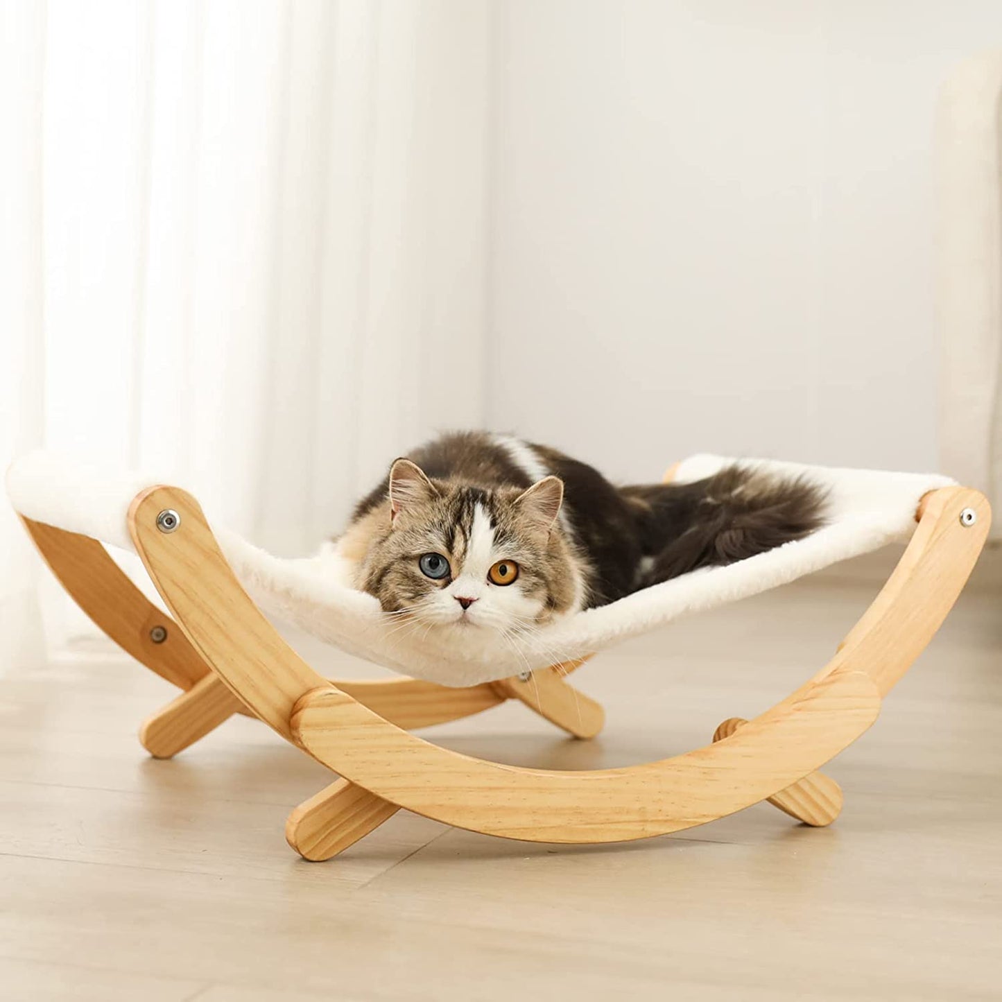  Elevated Cat Bed for Indoor Cats, Cat Furniture Gift for Cat or Small Dog